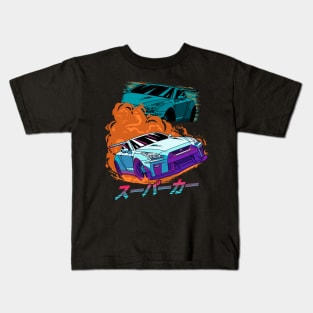 JDM GT-R Street Racing Car Kids T-Shirt